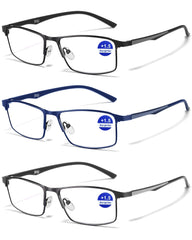 YayGlasz 3-pack reading glasses side view showing slim arms