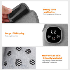 YAZHI Foot Massager Wrap massage mode display demonstrates customizable relief options.