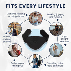 YConnect Ostomy Belt inner pocket secures the ostomy pouch on the go.