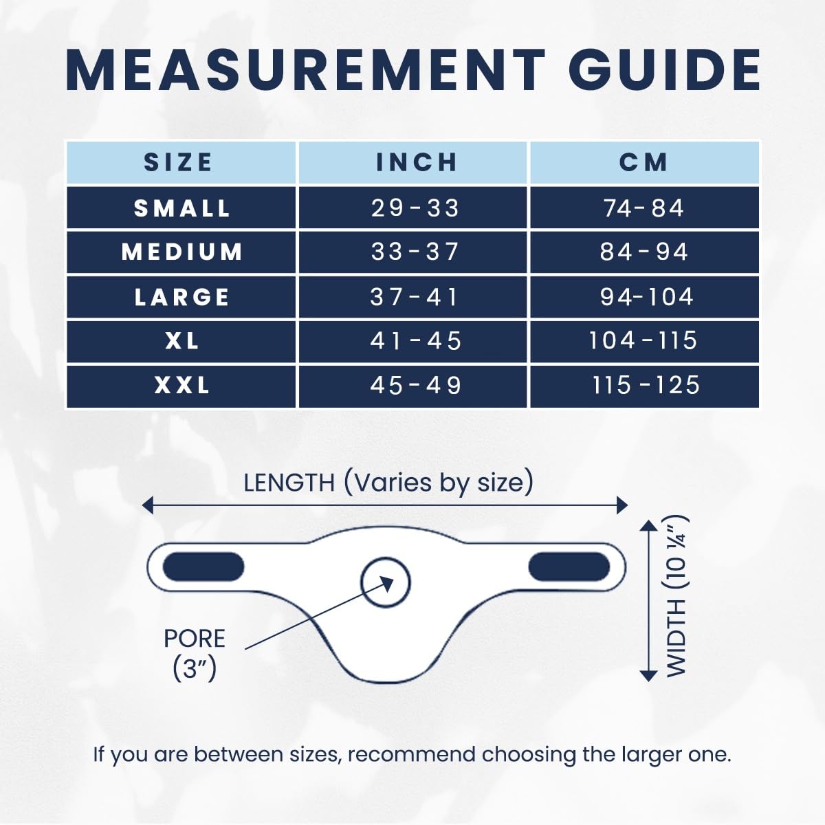 YConnect ostomy belt secure-fit image shows gentle, comfortable support