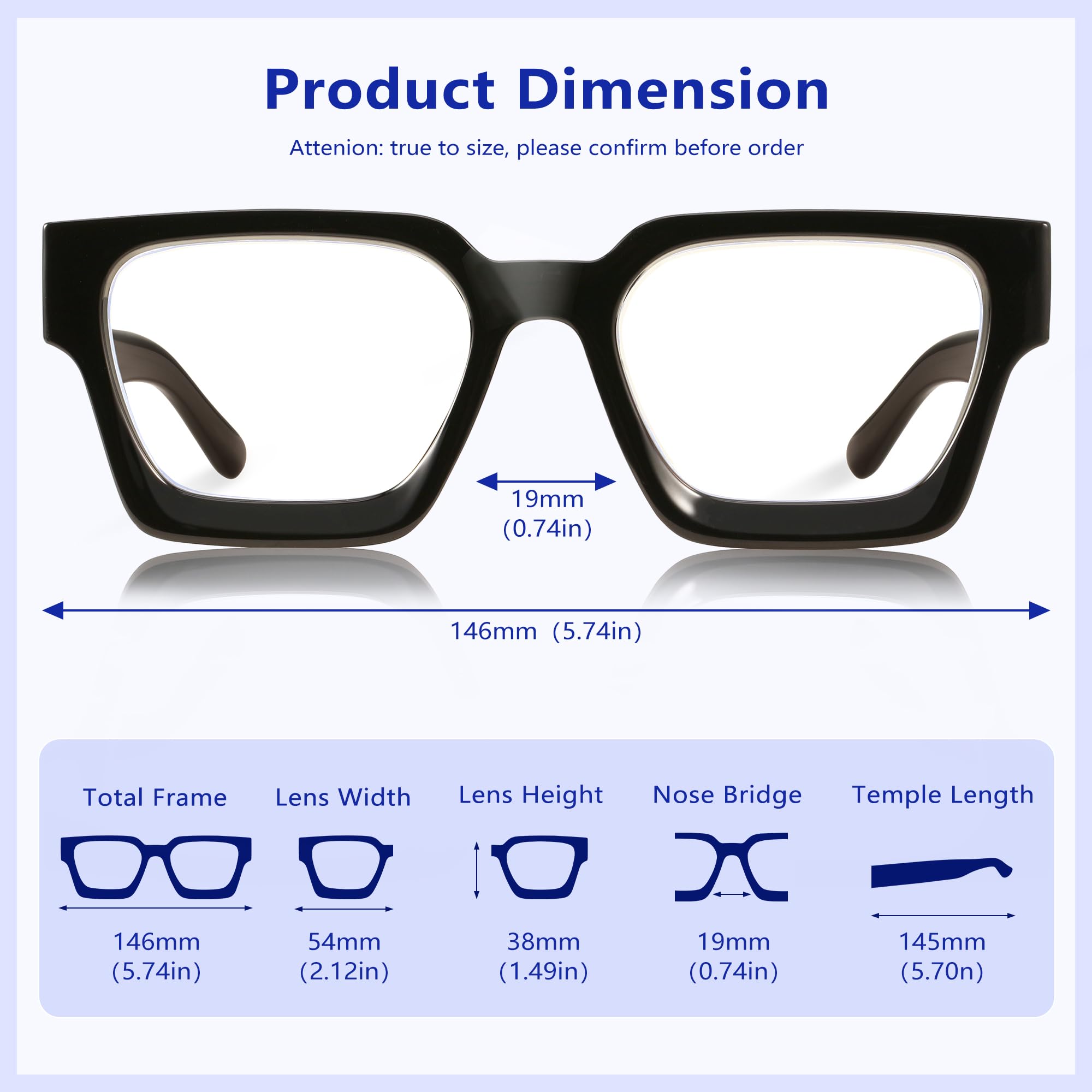 YDAOWKN glasses with casual preppy outfit, versatile daily style