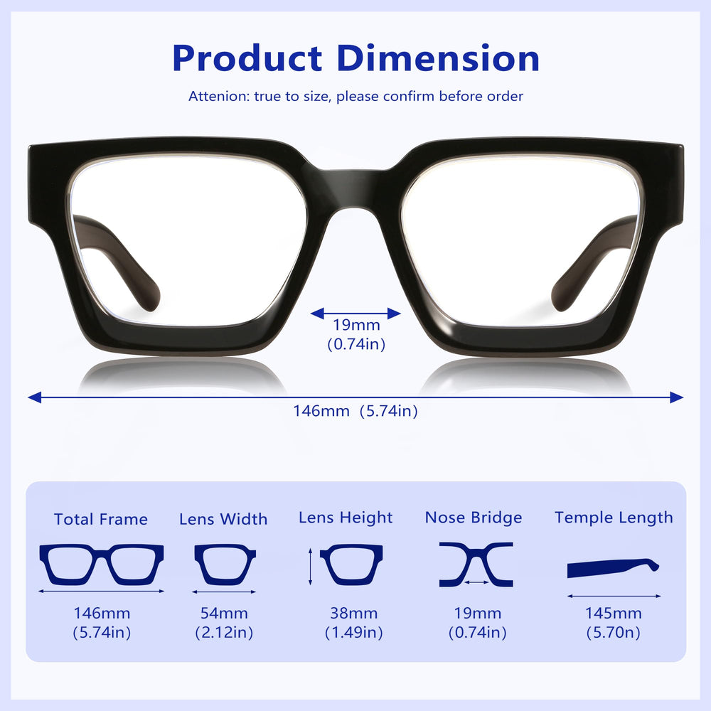 YDAOWKN glasses with casual preppy outfit, versatile daily style
