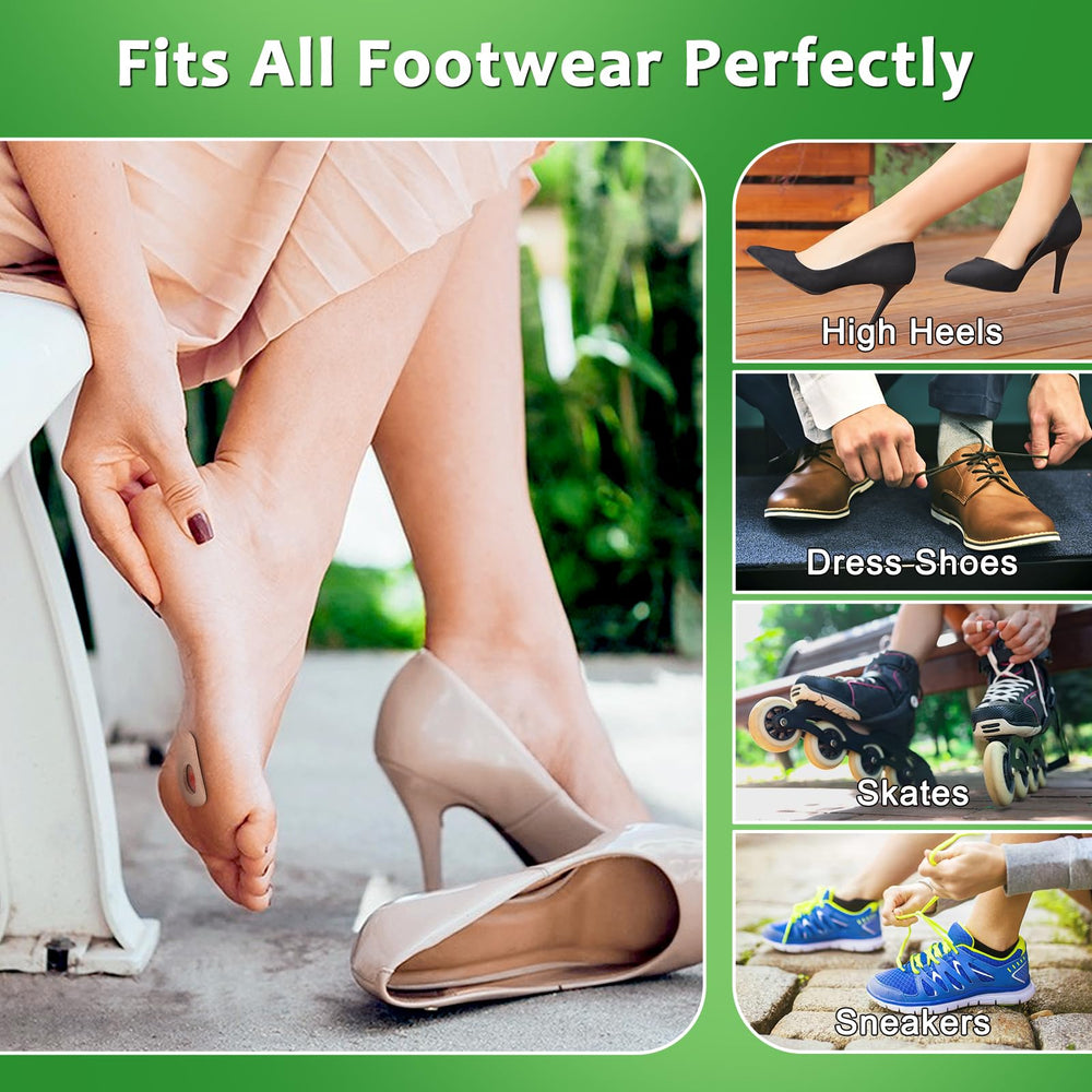 YDSIII callus pads stay in place, reducing friction during long walks