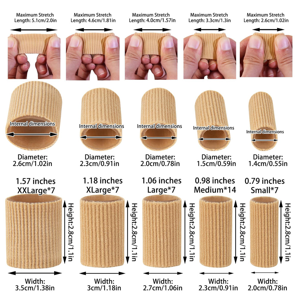 Uso diario de dedo con gel protector YEAJOIN para caminar.