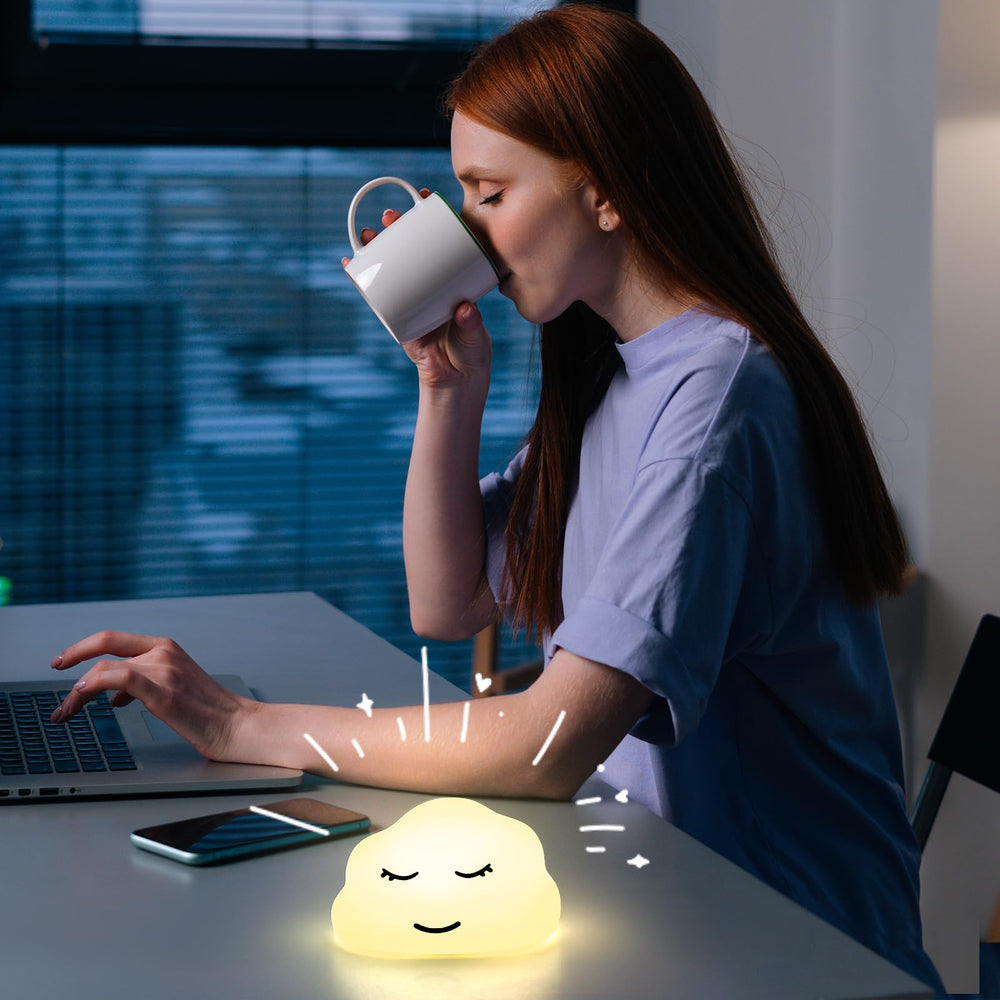 Yeebeny Breathing Lamp night light with calming color pulses.