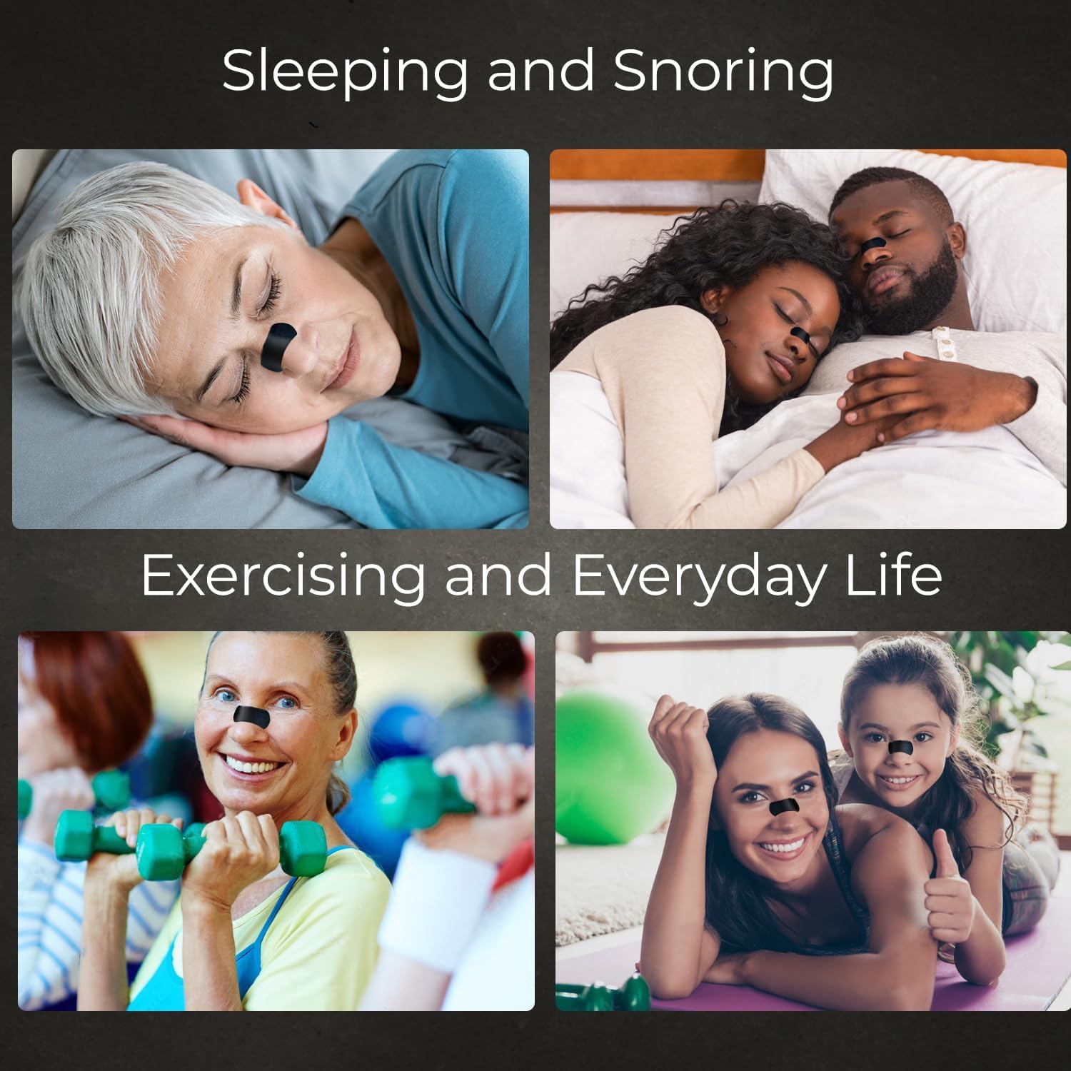 YeeHoo soft breathable material provides comfortable overnight wear.