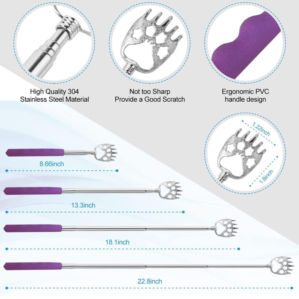 Yeipis rascador espaldas 15 dientes, mayor superficie para áreas amplias