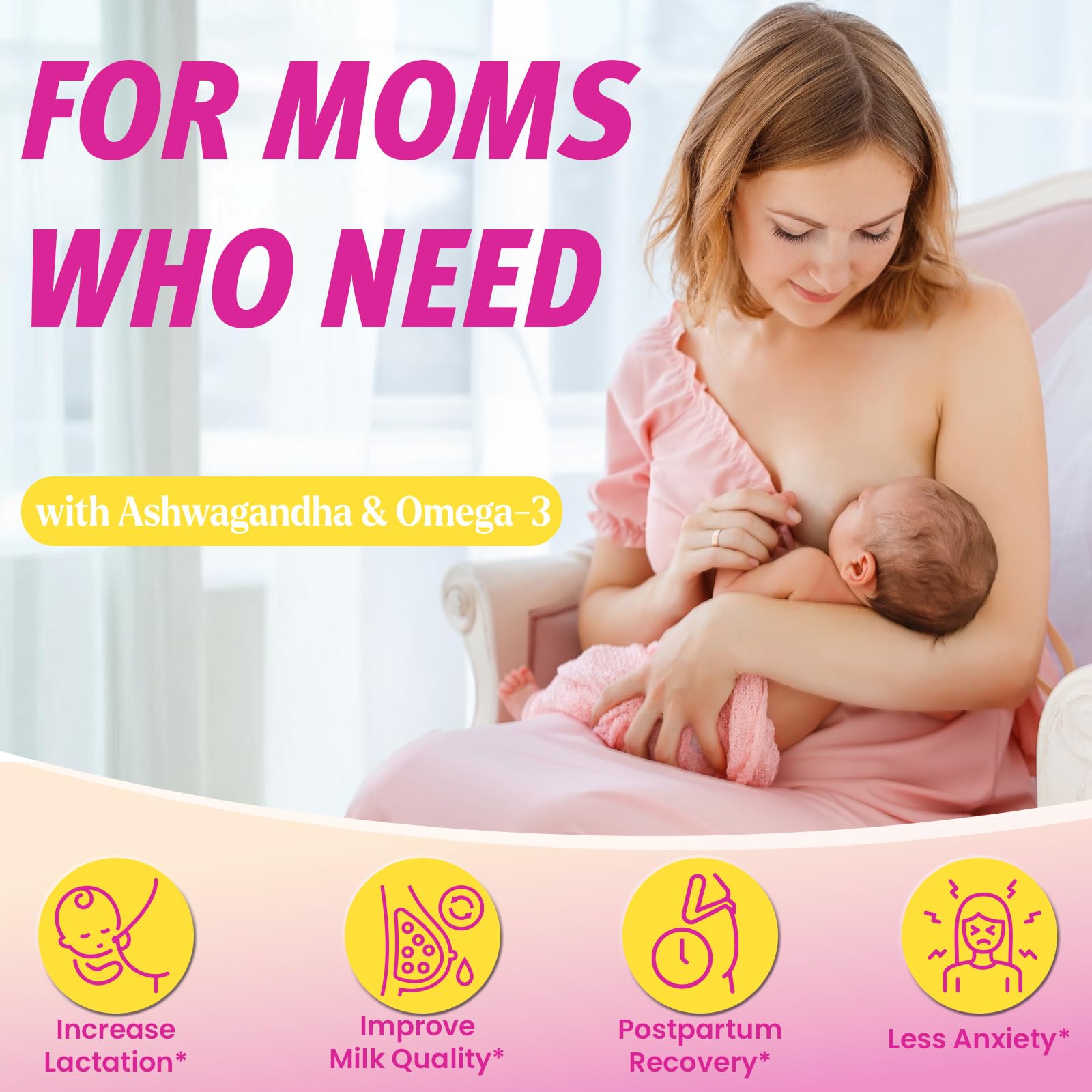 YEKBYOE lactation gummies for postpartum energy in daily routine