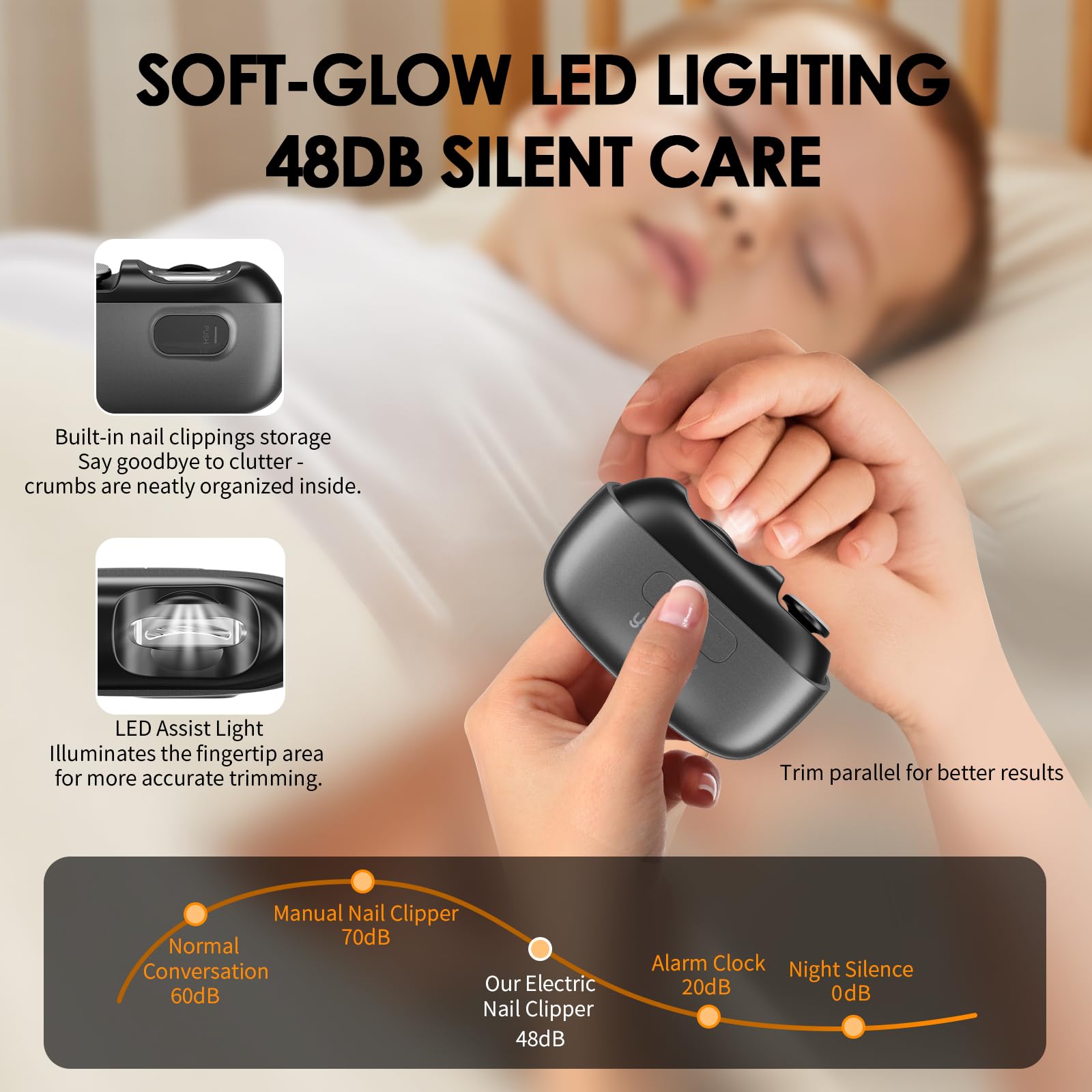 Two-speed YenLove clipper offering gentle trimming for kids and strong cuts for adults