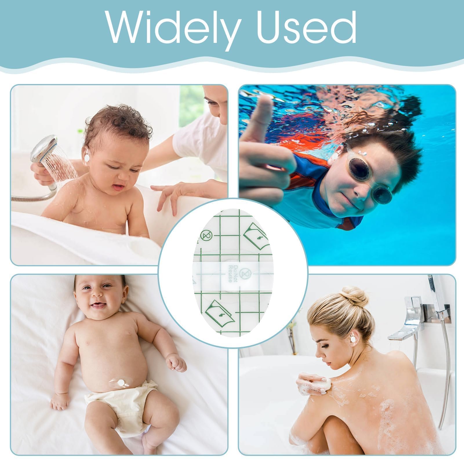 YENOVO cotton ear plugs center offers comfortable, snug fit for every family member