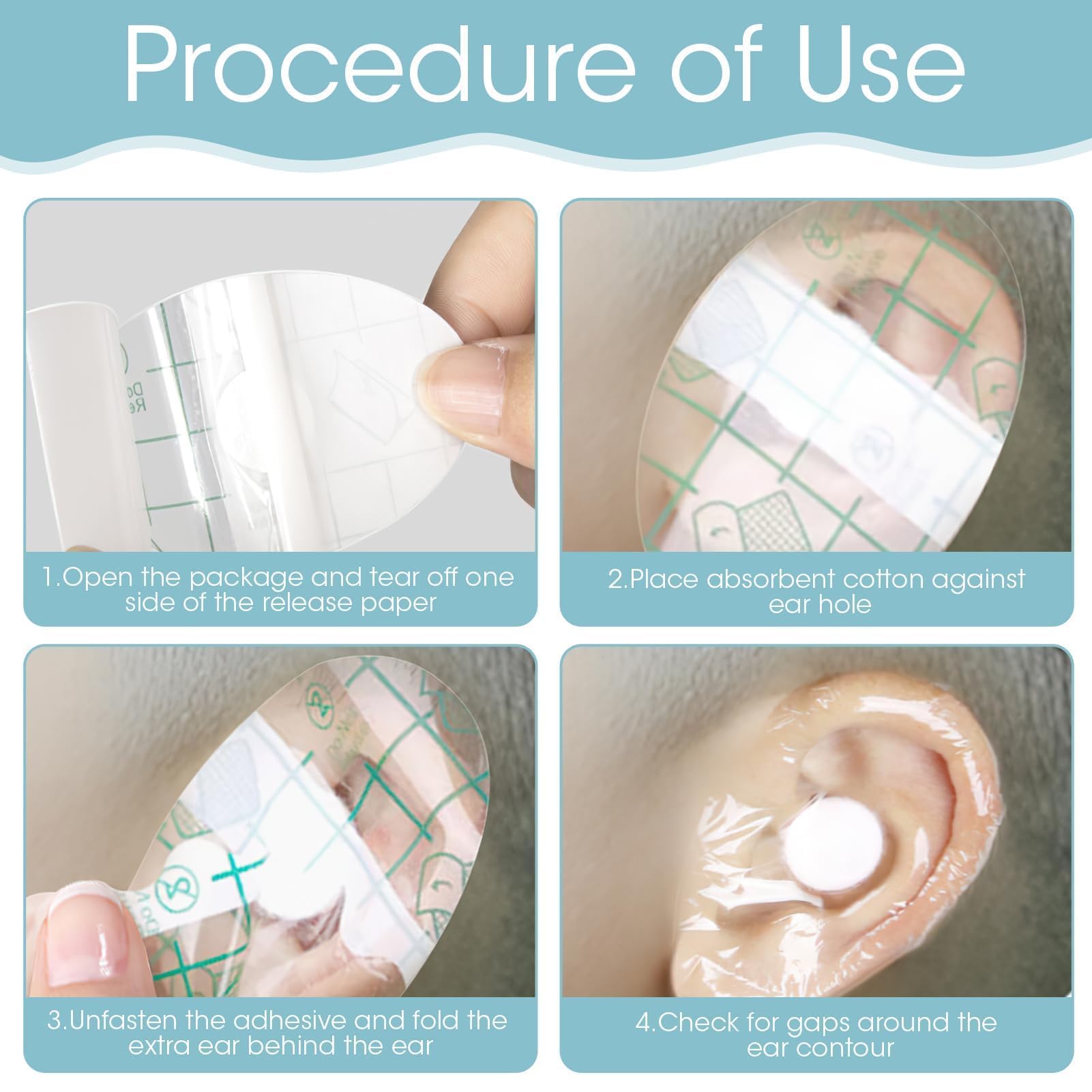 YENOVO hypoallergenic adhesive patches are latex-free and skin-friendly