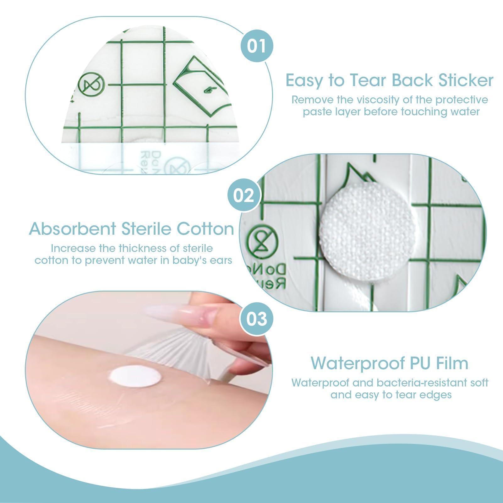 YENOVO invisible-fit sticker stays slim on skin for water activities