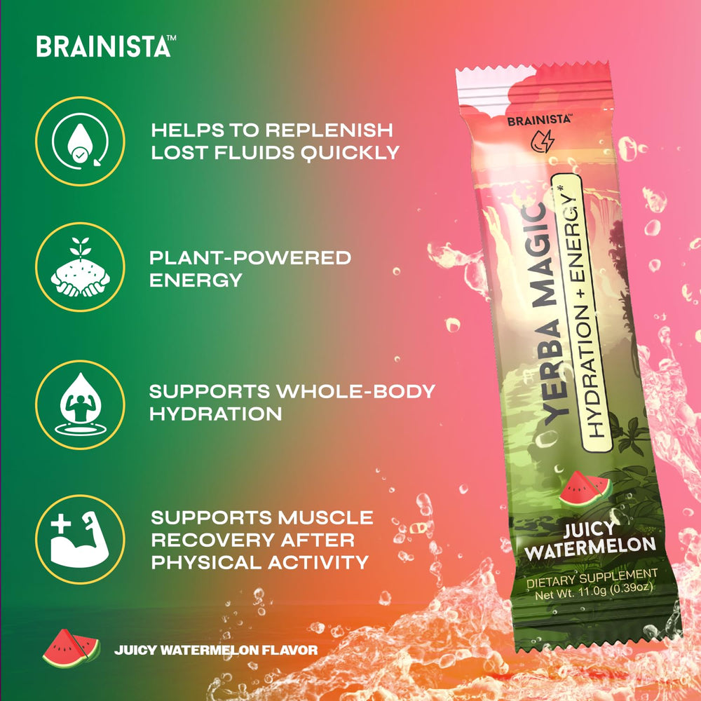 Yerba Magic yerba mate caffeine stick pack delivering clean energy without jitters.