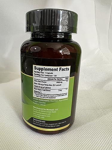 Yerba Mateine capsule-pour view for mess-free use