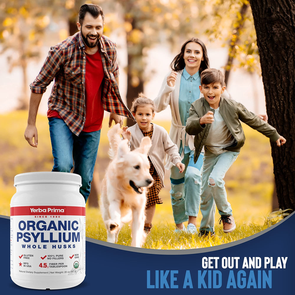 Label highlights double organic certification and clean ingredient profile.