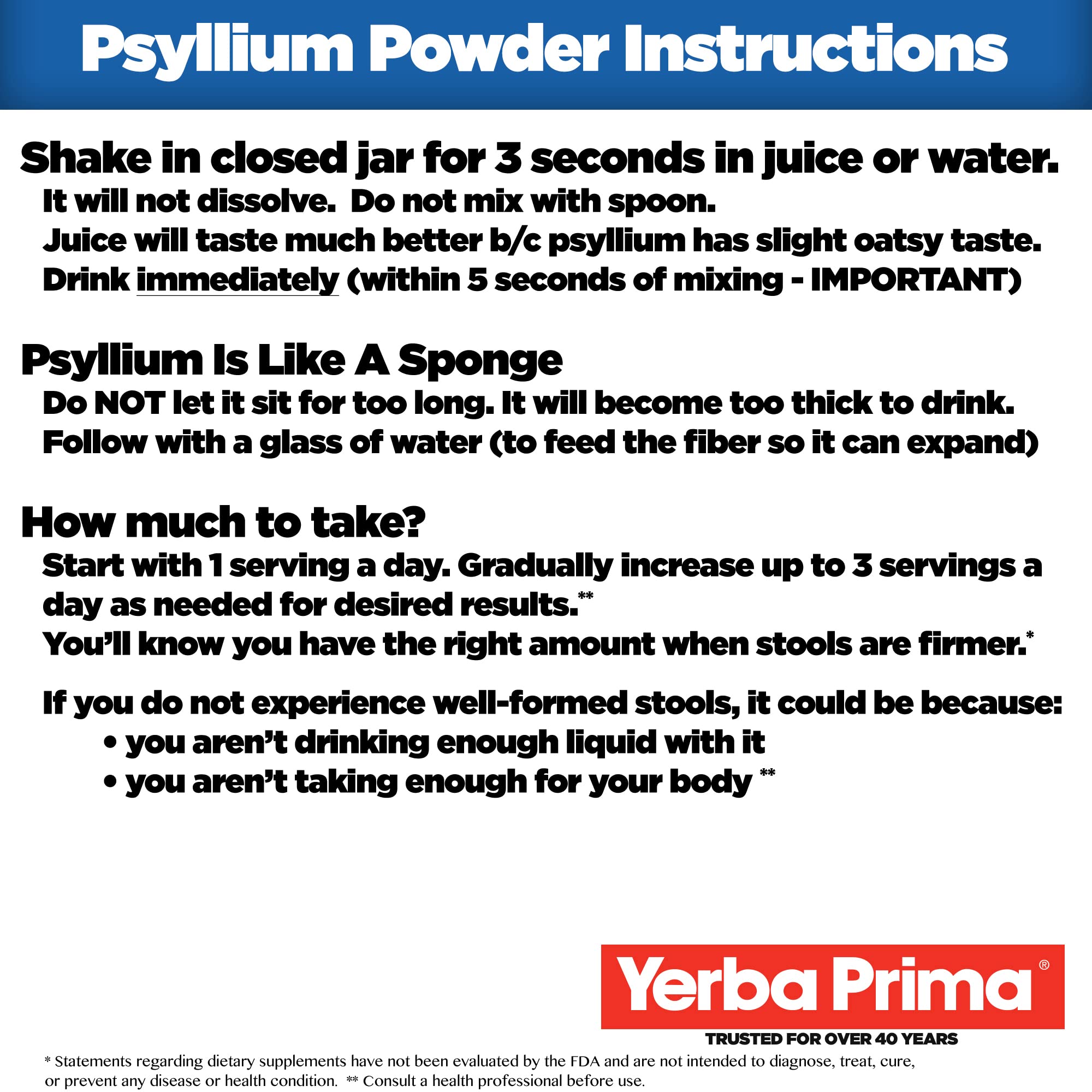 Yerba Prima psyllium husk powder, perfect for fiber-rich baking recipes.