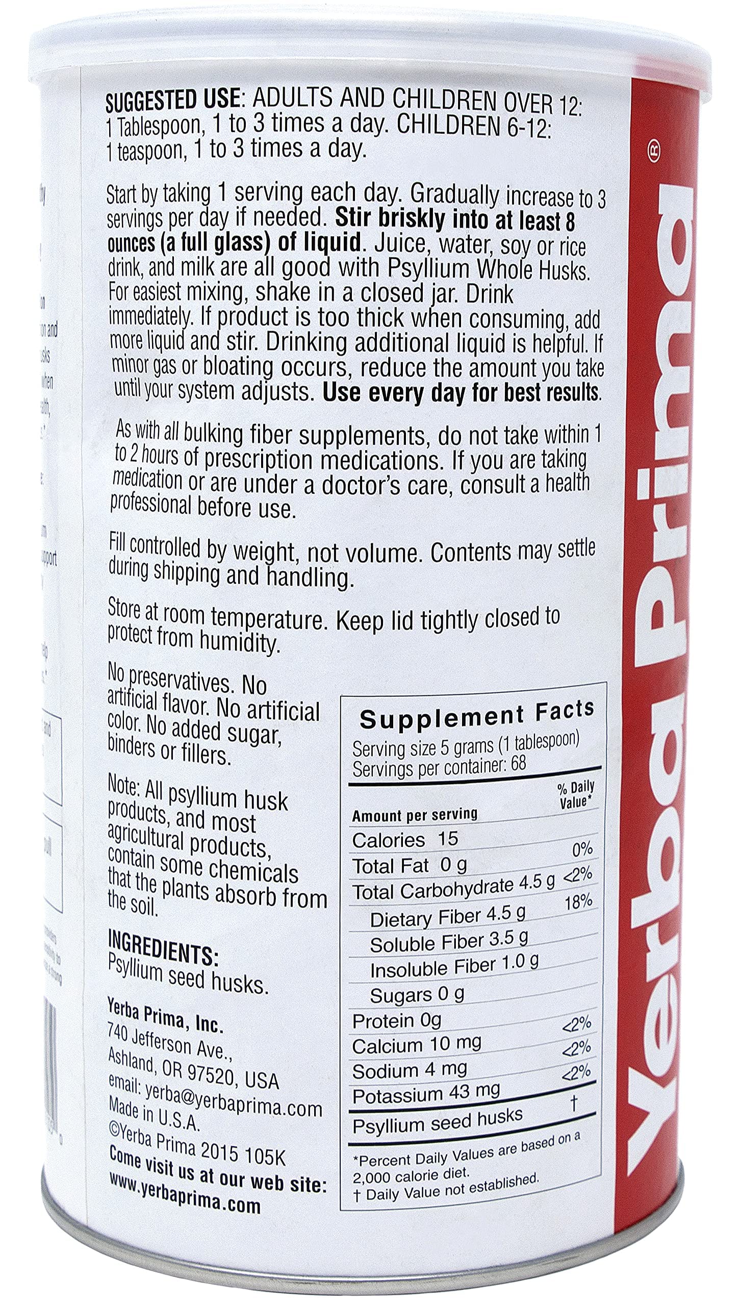 Yerba Prima Psyllium Whole Husks gift-ready box signals a thoughtful present