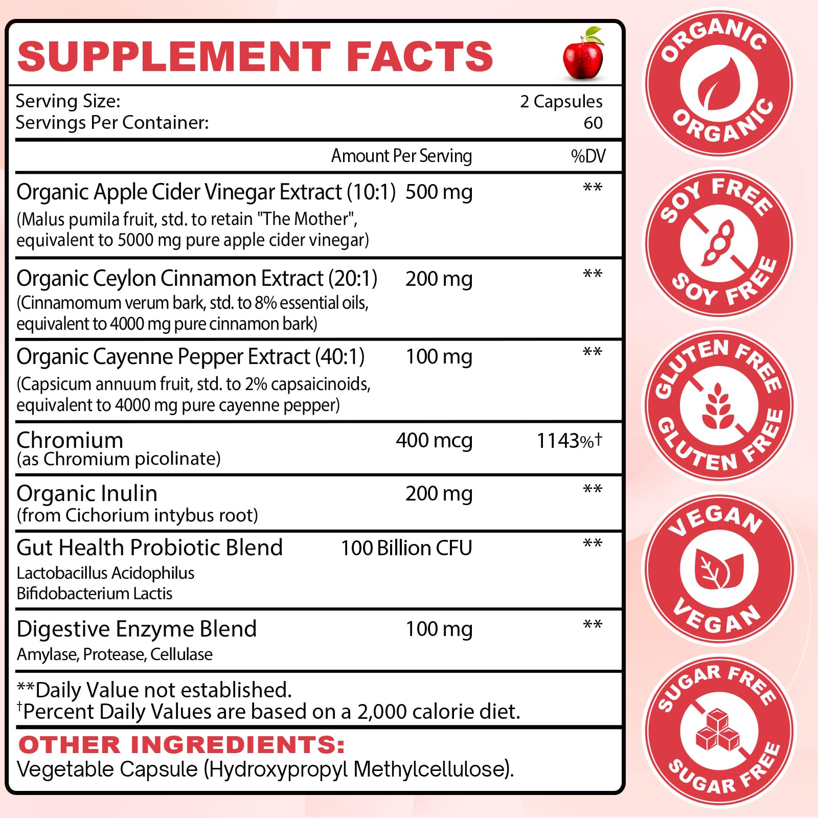 Yerhove ACV capsules bottle pour illustrating convenient daily wellness support
