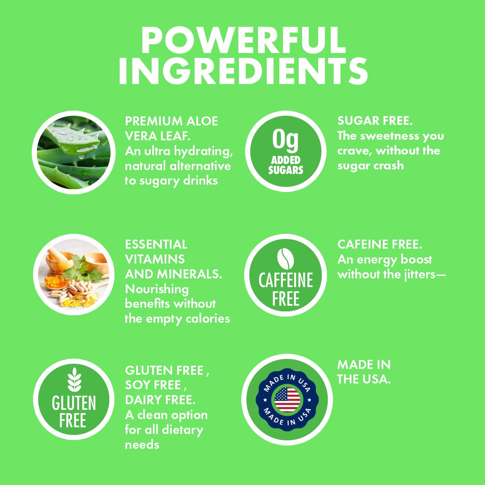 Yes You Can! Aloe Vera powder mixed in a cold drink over ice for easy refreshment.