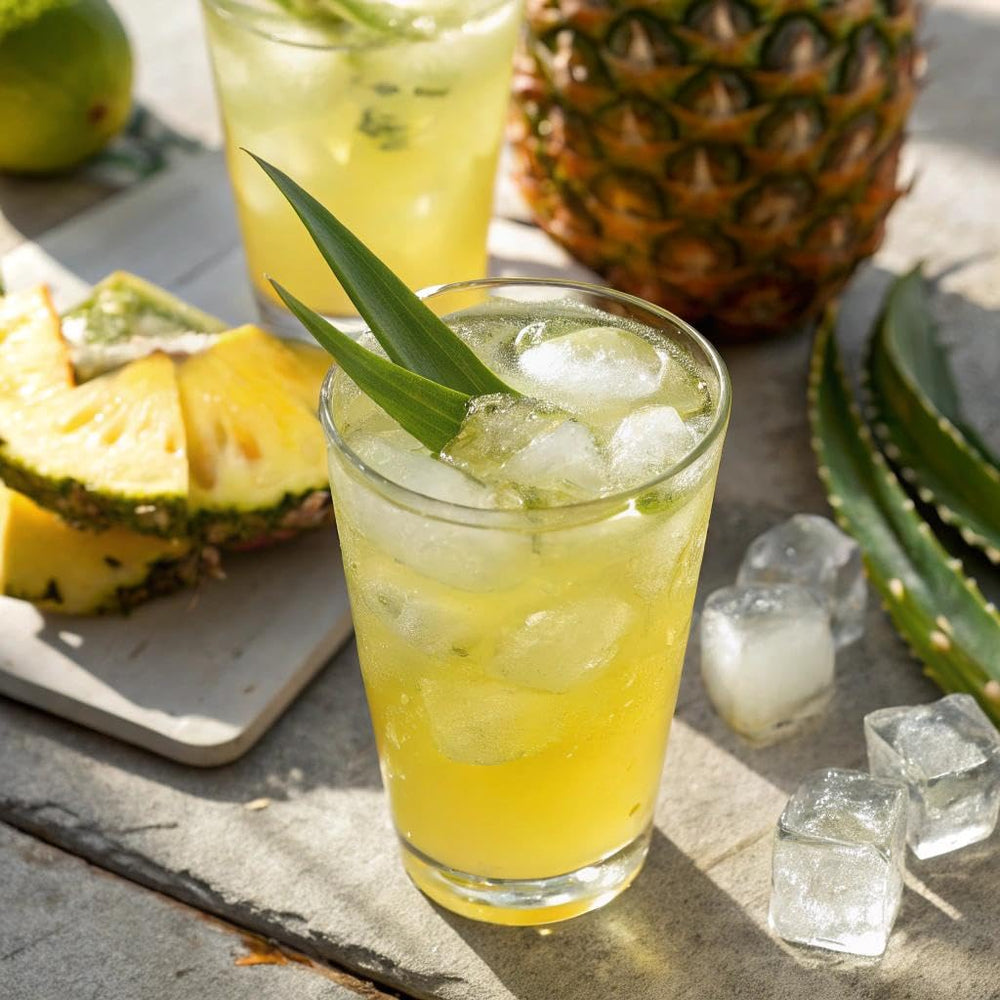 Yes You Can! Aloe Vera powder as a smoothie base, adding nutrients and taste.