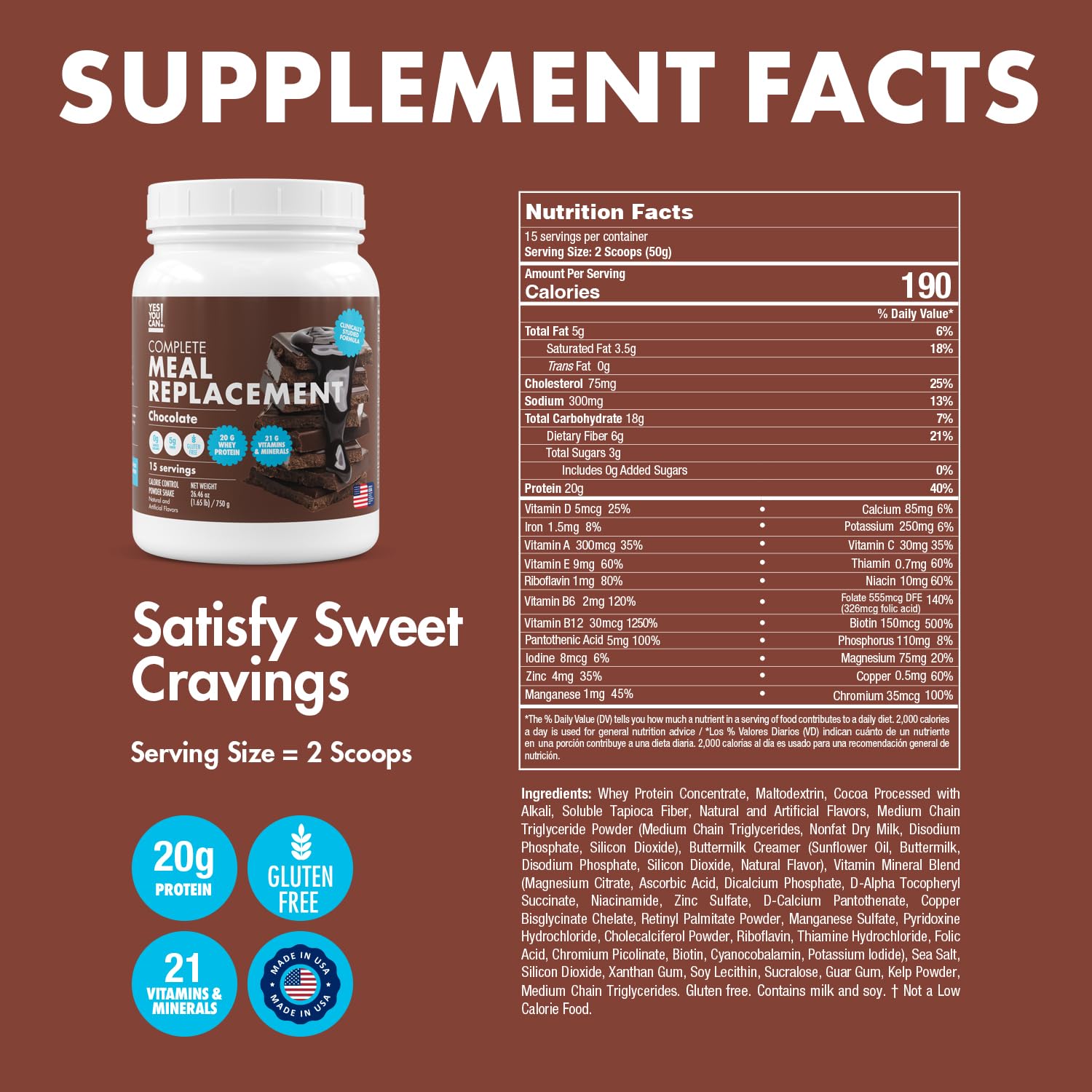 Yes You Can cookies-cream powder for a dessert-like shake