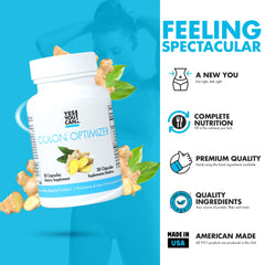 Yes You Can Colon Optimizer capsules ready for daily digestive care