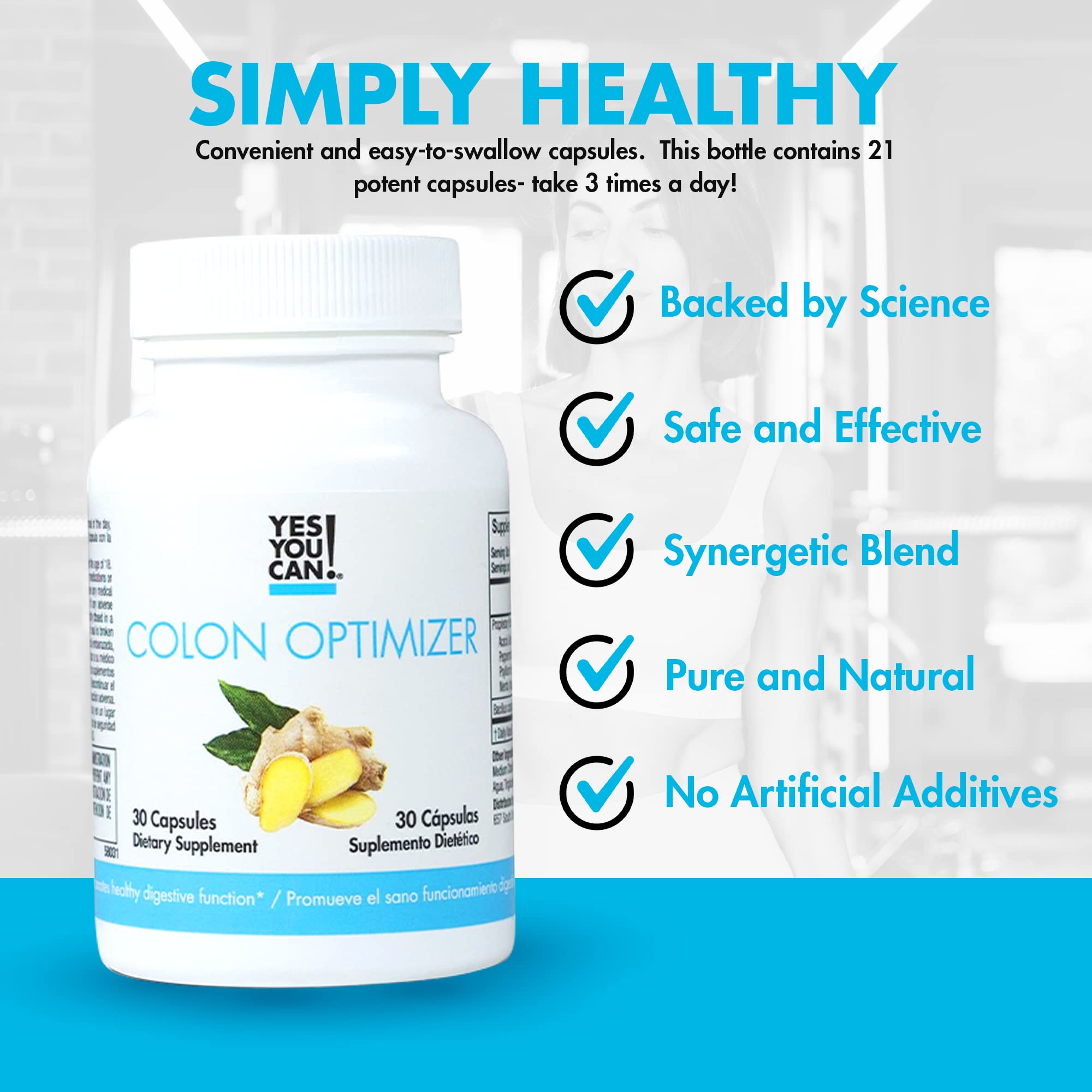 Yes You Can probiotics ginger peppermint ingredients highlight soothing digestion