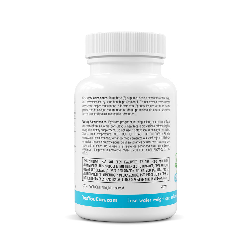 Yes You Can Water Lipo packaging with emphasis on balanced lifestyle support.