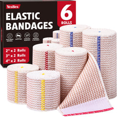 YesBes banda elástica 6 pack 2x2, soporte suave y cómodo