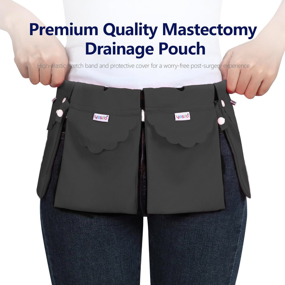 Yesito elastic waist belt provides flexible wearing options with the pouch.