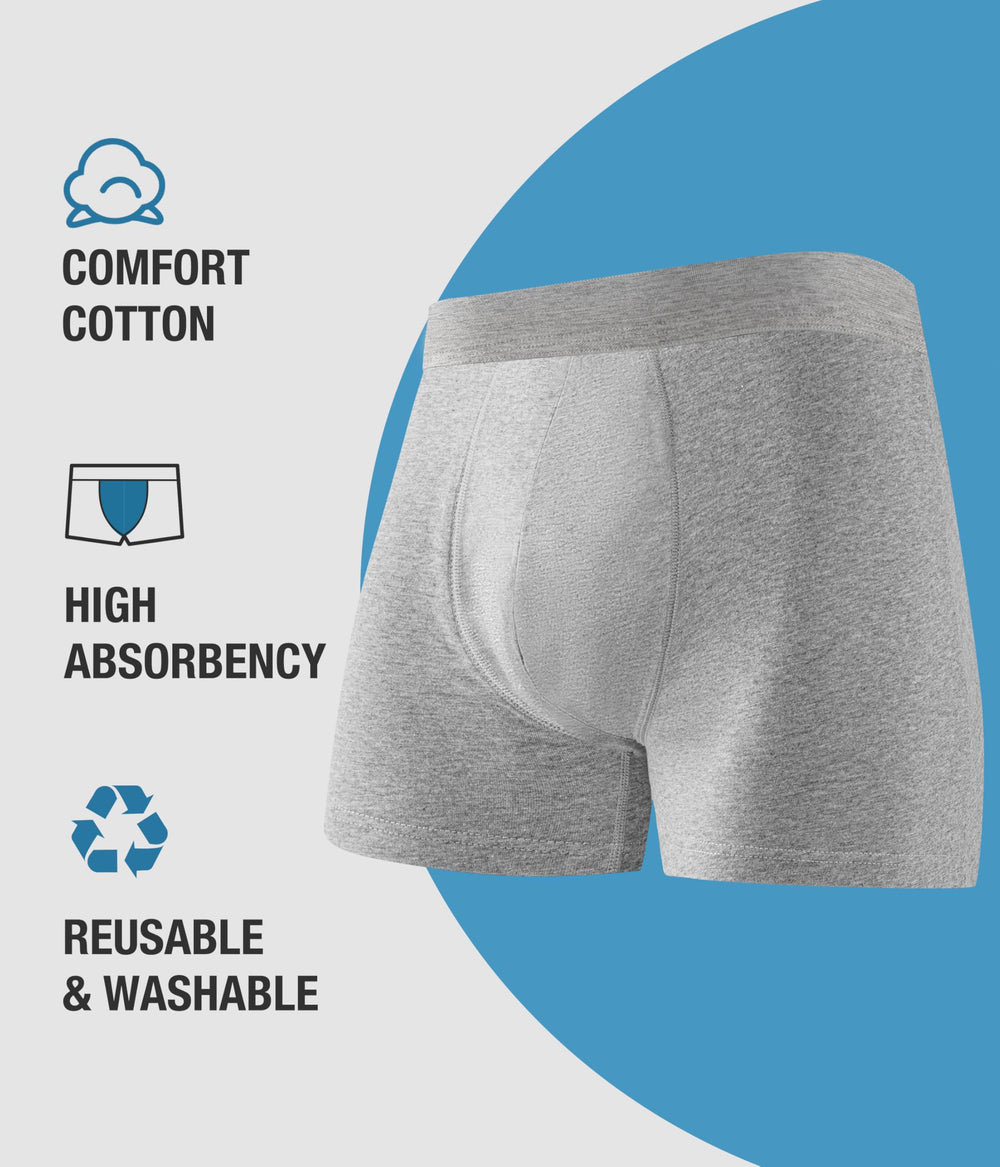 YESWEL underwear four-layer protection keeps you secure throughout the day.