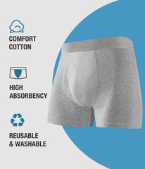 YESWEL underwear four-layer protection keeps you secure throughout the day.