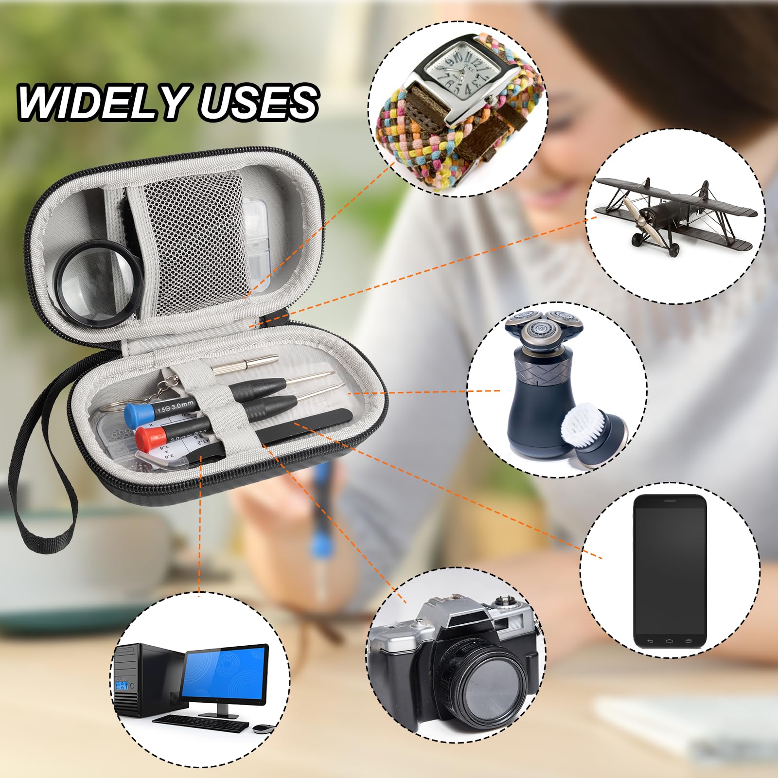 Yewltvep compact kit for daily use and travel.