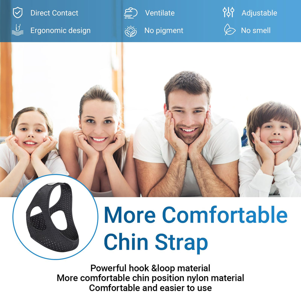 YeyHaiza sleep-position image showing the strap supporting comfortable, unobtrusive wear.