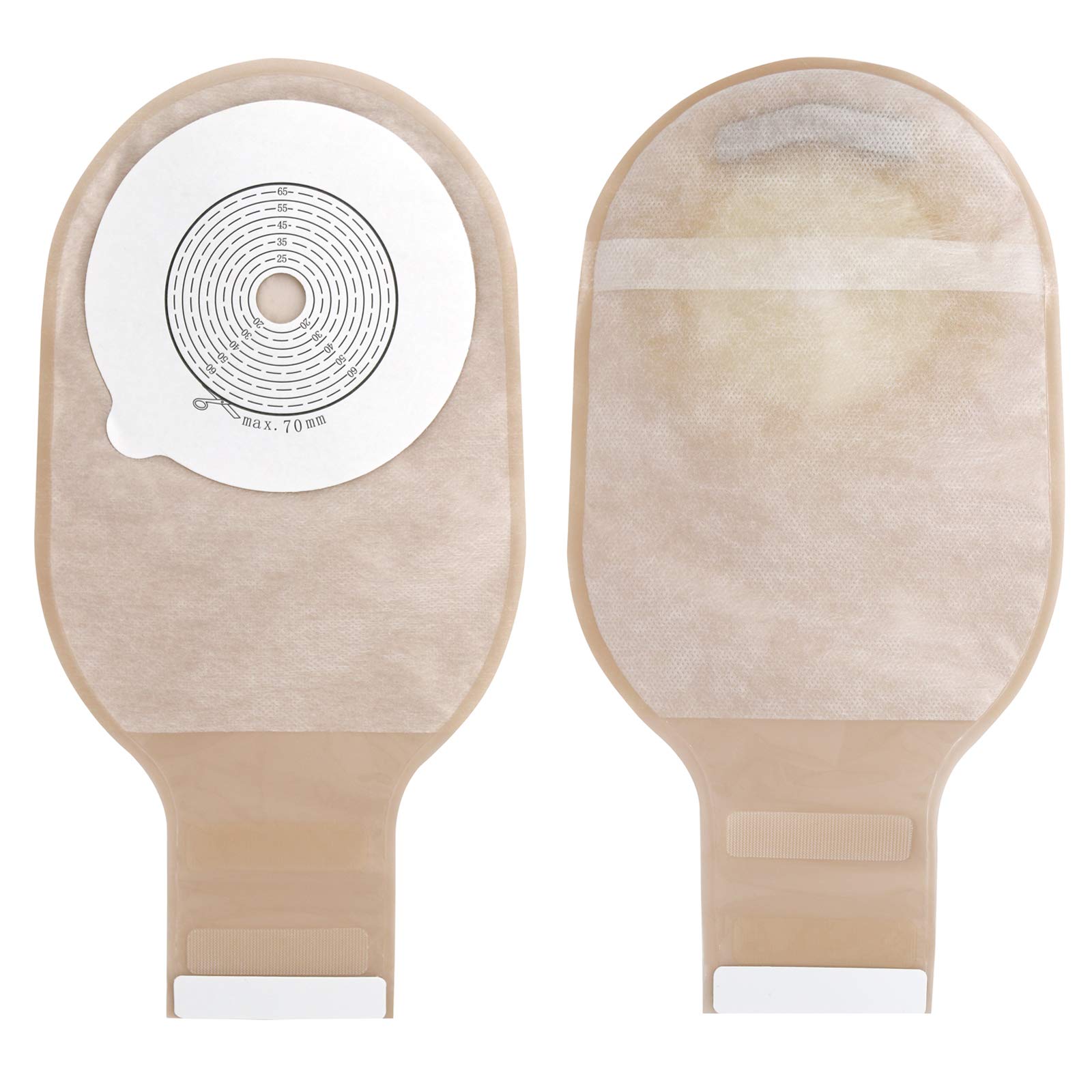 YEYSXSY one-piece ostomy bag with closure for secure wear