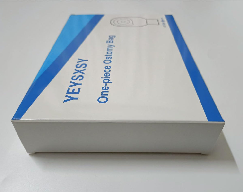 YEYSXSY translucent skin-tone pouch allows stoma observation