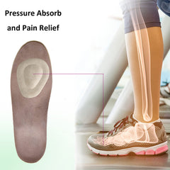 YFLife metatarsal pads on a shoe illustrate discreet arch and ball-of-foot support