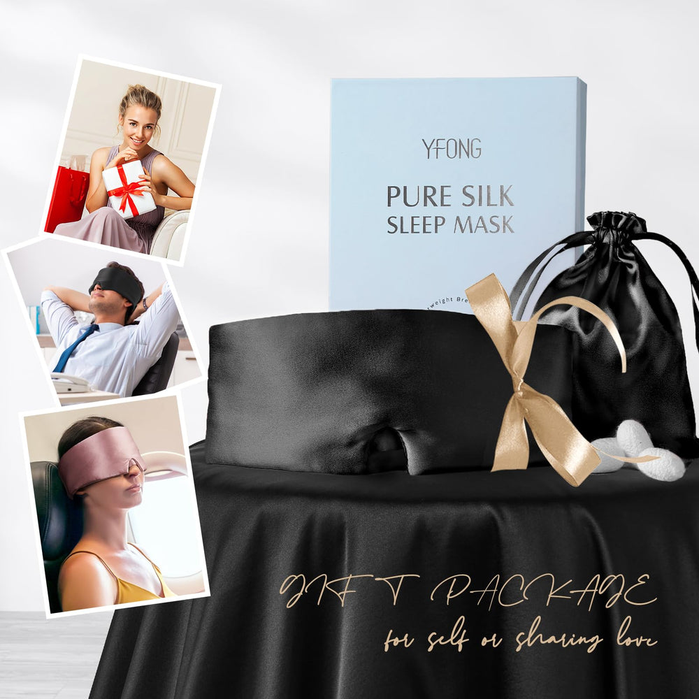 YFONG 22 momme silk texture emphasizes luxury and hydration-friendly sleep.