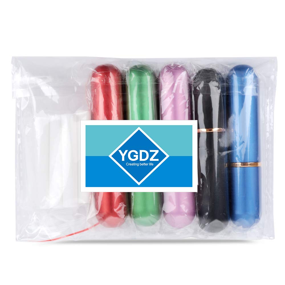 YGDZ glass inner tubes with cotton wicks enable easy refill.