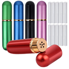 YGDZ essential oil inhaler with red cap offering portable aromatherapy.