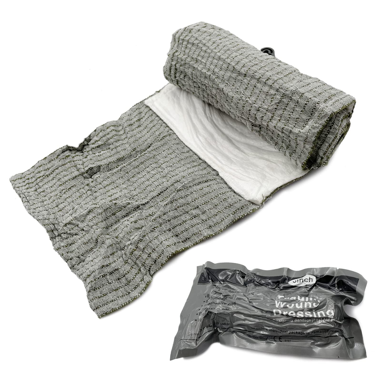 YGFRSTO Israeli Emergency Bandage 6inch IFAK staple for essential trauma care