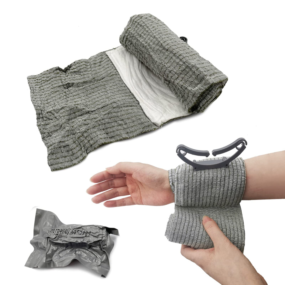 YGFRSTO Israeli Emergency Bandage 6inch self-adhesive dressing enables quick application