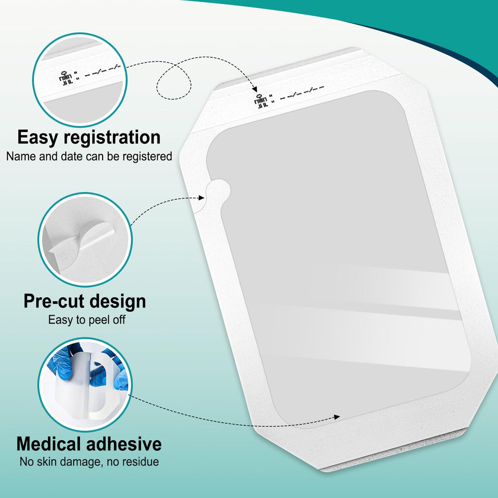 YHOVID breathable film dressing on skin supports comfortable wear