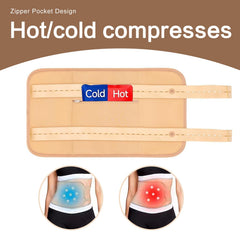 YHOVID castor oil pack knee wrap for flexible coverage.