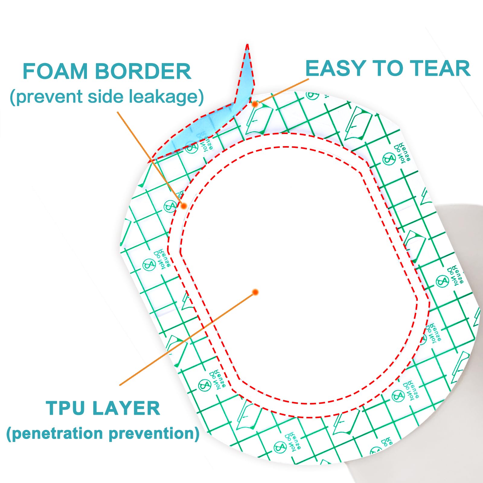 YHOVID anti-leakage layer helps prevent oil overflow during wear.