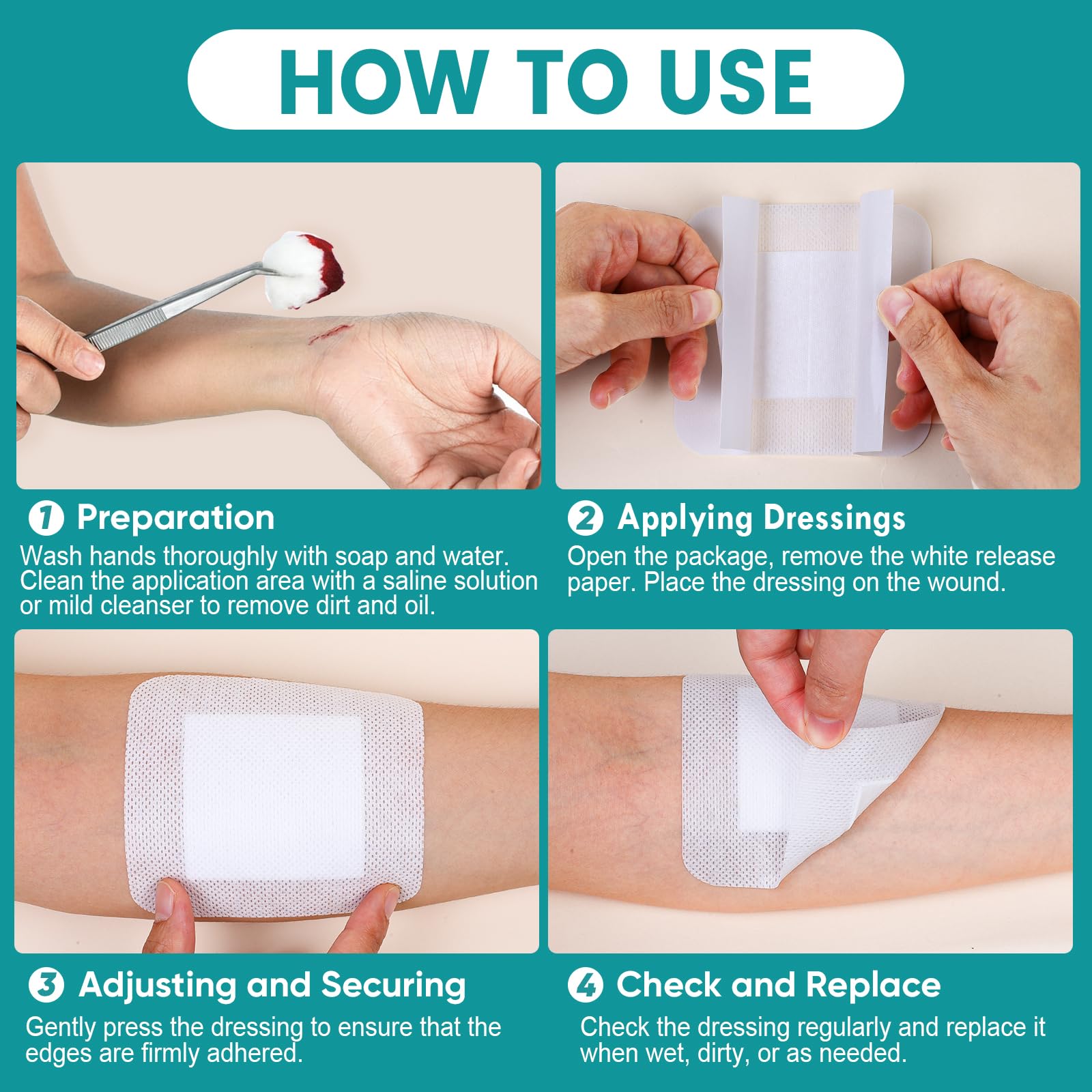 YHOVID dressing ready for home first aid kit