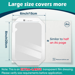YHOVID waterproof bandage keeps wounds protected during swimming and showers.