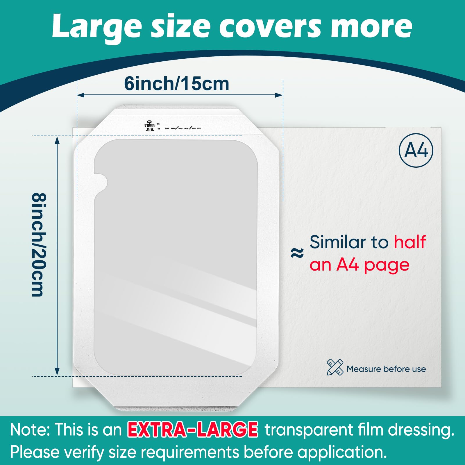YHOVID waterproof bandage protecting wounds during swimming and showering