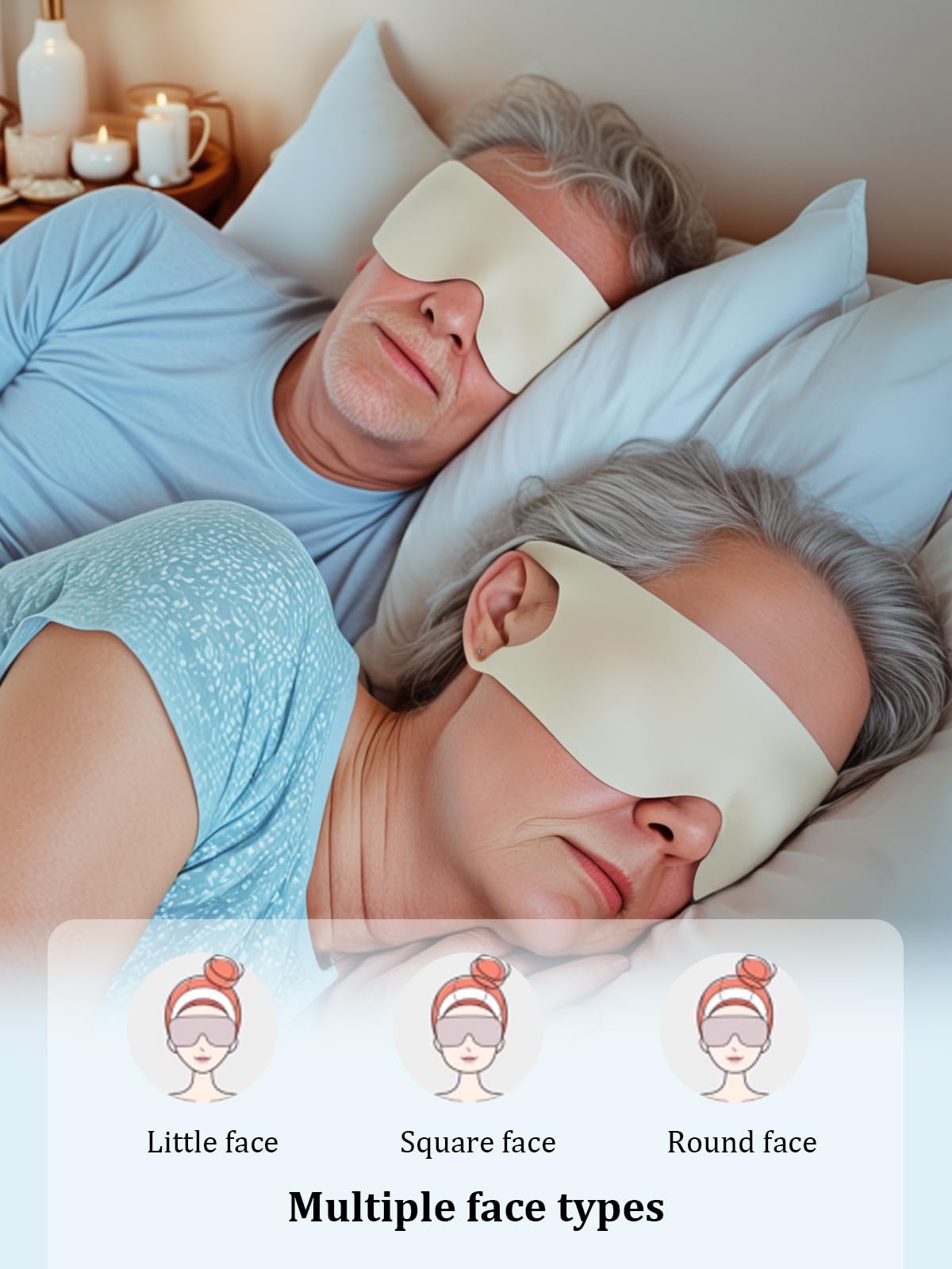 Tejido suave y transpirable Yifumen para un descanso cómodo durante la noche.