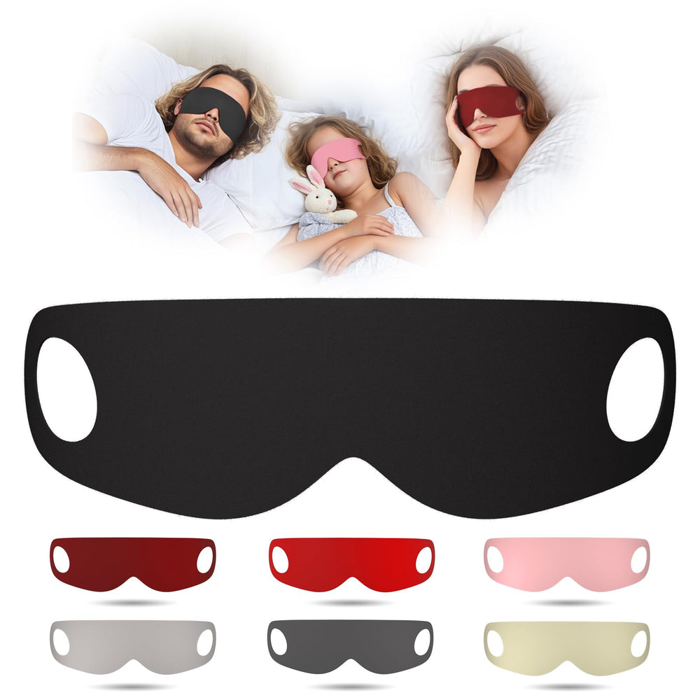 Yifumen set de mascaras para dormir con corte nasal ergonómico para oscurecimiento total.